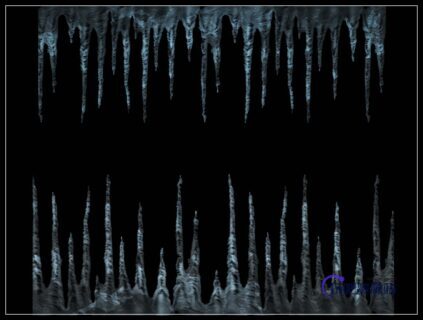 冰凌锥、冰凌柱PS冰凌效果笔刷-玩吧资源站