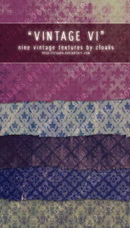 欧式复古怀旧式墙壁印花花纹图案PS笔刷背景填充素材（JPG图片格式）-玩吧资源站