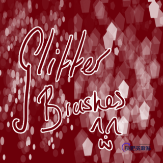 闪烁、散光、耀斑的背景虚化效果PS梦幻装饰笔刷-玩吧资源站