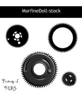 齿轮片Photoshop笔刷素材下载-玩吧资源站