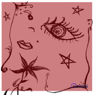 可爱学生手绘涂鸦图案PS照片美化笔刷-玩吧资源站