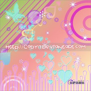 梦幻情人节装饰元素PS美图笔刷-玩吧资源站