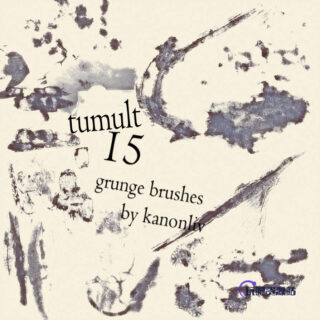 15种油漆污渍、污迹效果PS笔刷下载-玩吧资源站