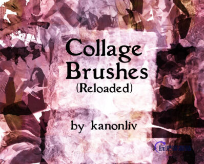 垃圾碎屑纹理、杂物拼接PS笔刷下载-玩吧资源站