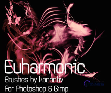 22种复古式非主流背景装饰PS笔刷素材-玩吧资源站