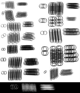 圆环锁甲、圆环锁链、圆环编制纹理PS笔刷下载-玩吧资源站