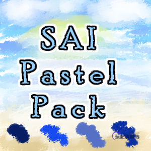 水彩类笔触 SAI画笔PaintTool SAI笔刷素材下载
