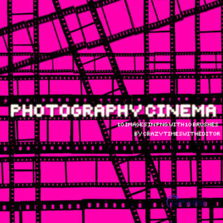 电影胶卷图案、相机胶卷图案PS笔刷素材下载-玩吧资源站