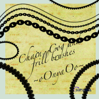 铁链、链条图案Photoshop笔刷素材下载-玩吧资源站