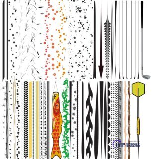 多用途艺术Illustrator笔刷/Ai画笔(PDF格式)-玩吧资源站