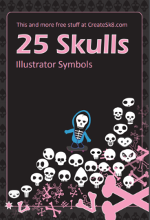 25种装饰性印花图案等素材Illustrator笔刷/Ai画笔-玩吧资源站