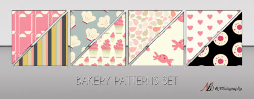 烘焙、蛋糕、下午茶背景图案Photoshop底纹素材.pat-玩吧资源站