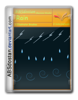 雨点、雨滴效果Illustrator笔刷Ai画笔素材免费下载-玩吧资源站