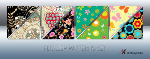 七彩图案背景等图案填充Photoshop底纹素材.pat-玩吧资源站