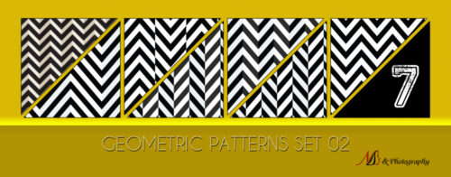 7种折线效果背景图案Photoshop填充图案底纹素材 Patterns 下载-玩吧资源站