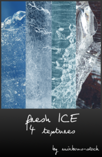 结冰、冰层纹理效果PS笔刷下载（JPG格式素材）-玩吧资源站