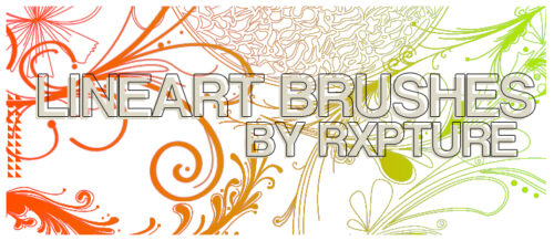 手绘艺术涂鸦花纹图案Photoshop印花花纹笔刷素材-玩吧资源站