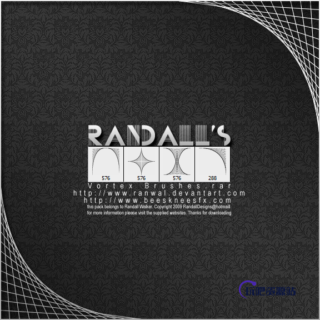 4种交叉网格线条图案纹理Photoshop笔刷素材下载-玩吧资源站