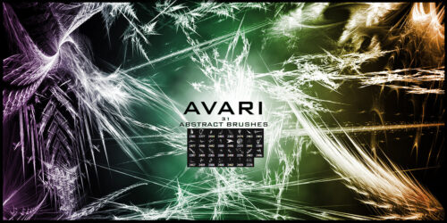 31种光影变化叠加效果装饰PS笔刷下载-玩吧资源站