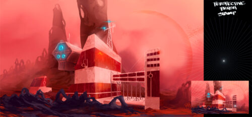 数字艺术形式插画笔触素材PS笔刷下载-玩吧资源站