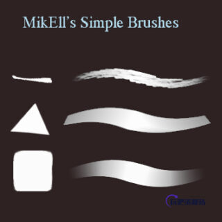 插画艺术、CG绘画创作专用Photoshop笔刷免费下载-玩吧资源站