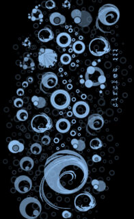 时尚非主流同心圆背景符号装饰Photoshop笔刷下载-玩吧资源站