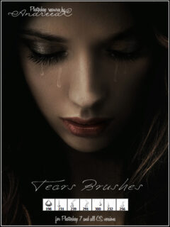 流泪、眼泪、泪珠Photoshop笔刷素材免费下载-玩吧资源站