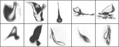 灼烧、火焰光芒图案Photoshop笔刷下载