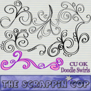 涂鸦花纹、印花图案Photoshop自定义形状素材 .csh 下载-玩吧资源站