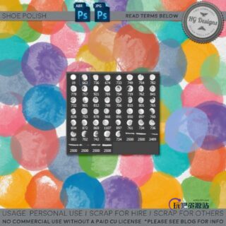 水彩、水粉滴溅效果Photoshop笔刷素材下载-玩吧资源站