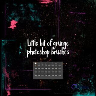 油漆、油墨污渍斑驳纹理图案PS笔刷下载-玩吧资源站