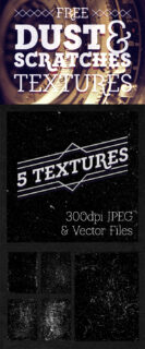 5种高清灰尘、花纹背景纹理PS笔刷素材（JPG和Ai文件格式）-玩吧资源站