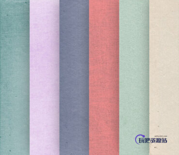 6种高清粗麻布纹理、硬卡纸材质PS笔刷素材下载(JPG格式)-玩吧资源站