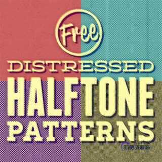 12种仿旧半色调图案纹理填充Photoshop底纹素材.pat-玩吧资源站