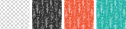 4种手绘的杂树、杂草、野花线条Photoshop填充图案底纹素材 Patterns 下载