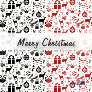 欢乐的圣诞节卡通背景装饰Photoshop填充图案底纹素材 Patterns 下载-玩吧资源站