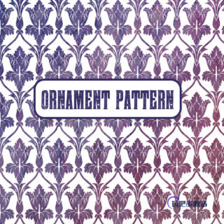 漂亮的欧式艺术印花图案背景PS填充底纹素材下载-玩吧资源站