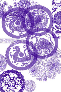 古中国印花装饰图案Photoshop笔刷下载-玩吧资源站