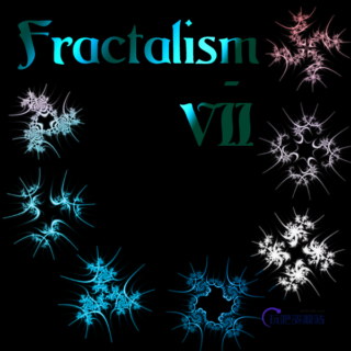 漂亮的分形印花、分形花纹PS笔刷素材免费下载-玩吧资源站