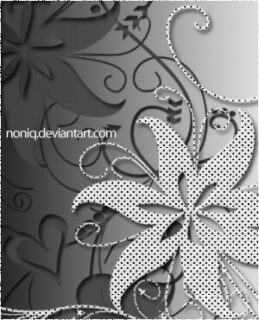 漂亮的艺术花朵图案剪影PS笔刷下载-玩吧资源站