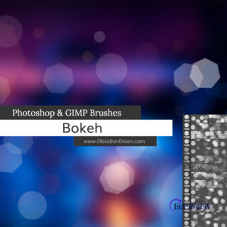 漂亮的背景虚化光影、光斑效果PS梦幻场景笔刷-玩吧资源站