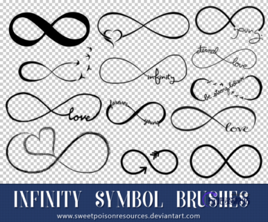 18种可爱的手绘无极限图案符号Photoshop笔刷素材下载-玩吧资源站