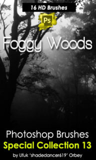 16种高清雾气环境、浓雾天气效果Photoshop大雾笔刷下载-玩吧资源站