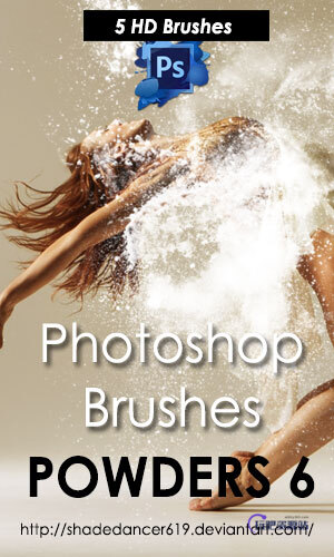 粉尘扩散、粉尘爆炸效果Photoshop笔刷下载