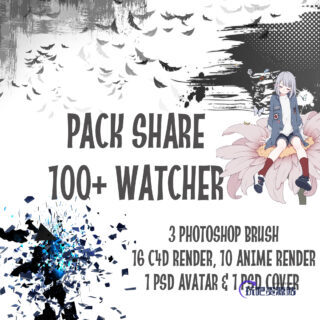 笔刷艺术创作PS素材打包下载-玩吧资源站