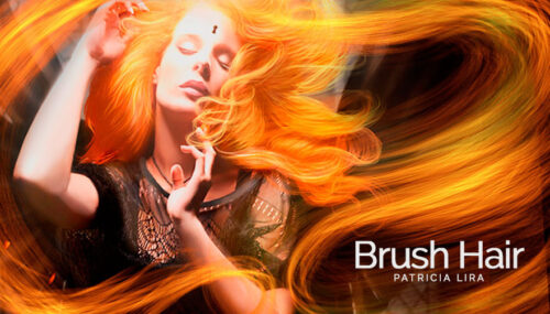 长头发、飘逸的女士长发、发型PS笔刷素材下载-玩吧资源站