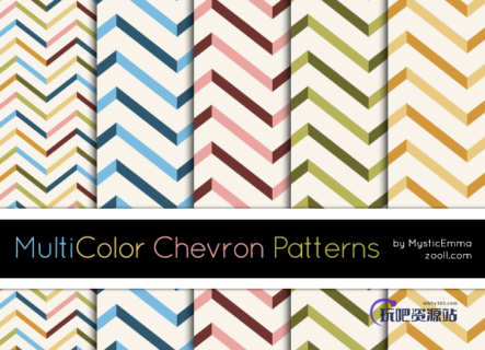 小清新背景图案PS填充素材.pat文件下载-玩吧资源站