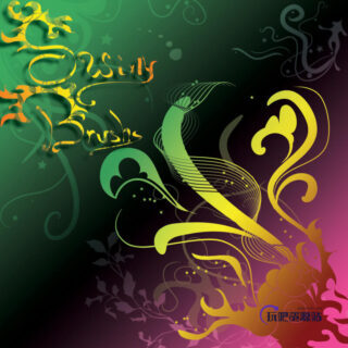 漂亮精美的植物艺术花纹图案Photoshop笔刷素材下载-玩吧资源站