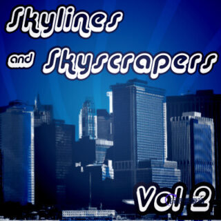 摩登城市掠影、都市剪影Photoshop笔刷素材下载-玩吧资源站