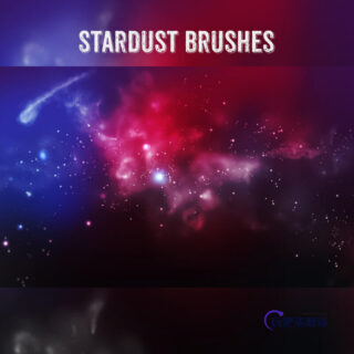 7种星空、星辰、宇宙深空背景、银河系星系图Photoshop笔刷素材-玩吧资源站